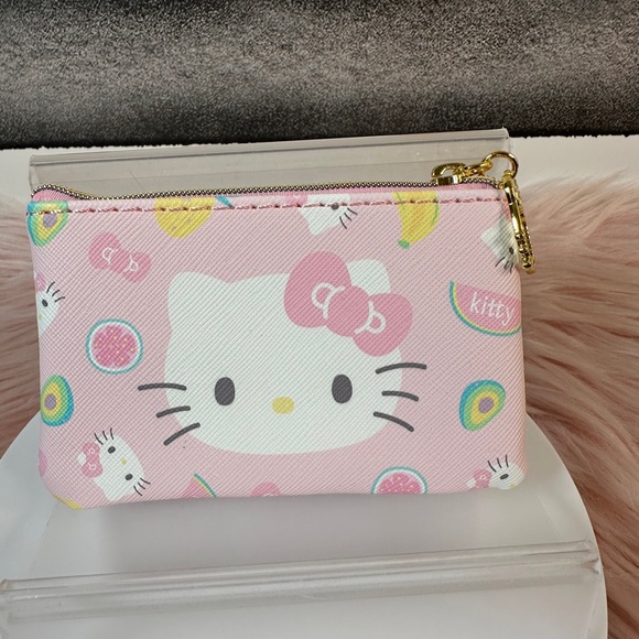 Hello Kitty Handbags - Hello Kitty Pink and White Kids Coin Pouch